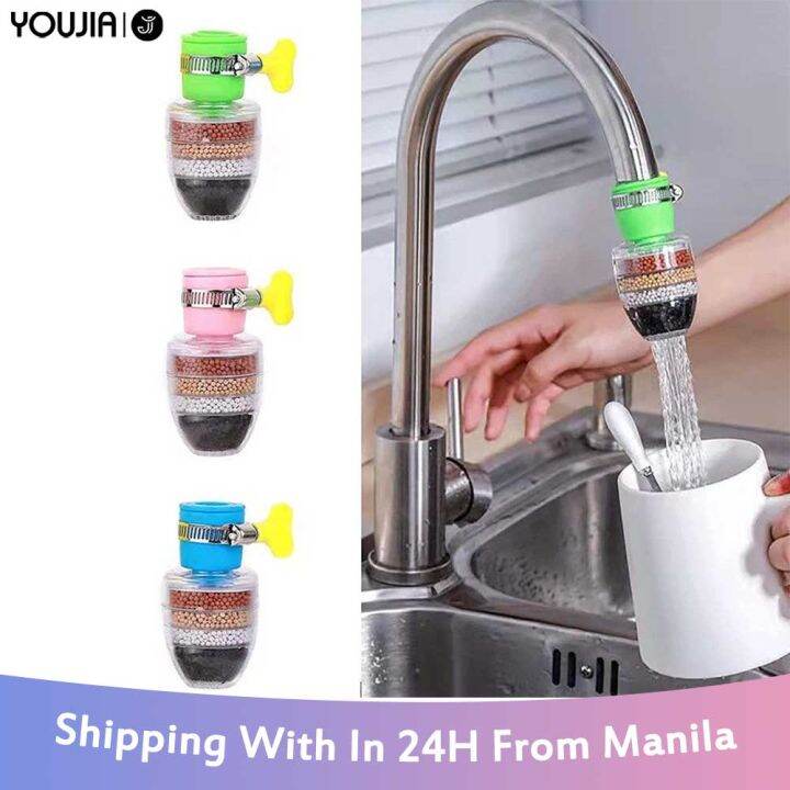 6Layers Universal Water Faucet Filter Purifier Water Saving Kitchen