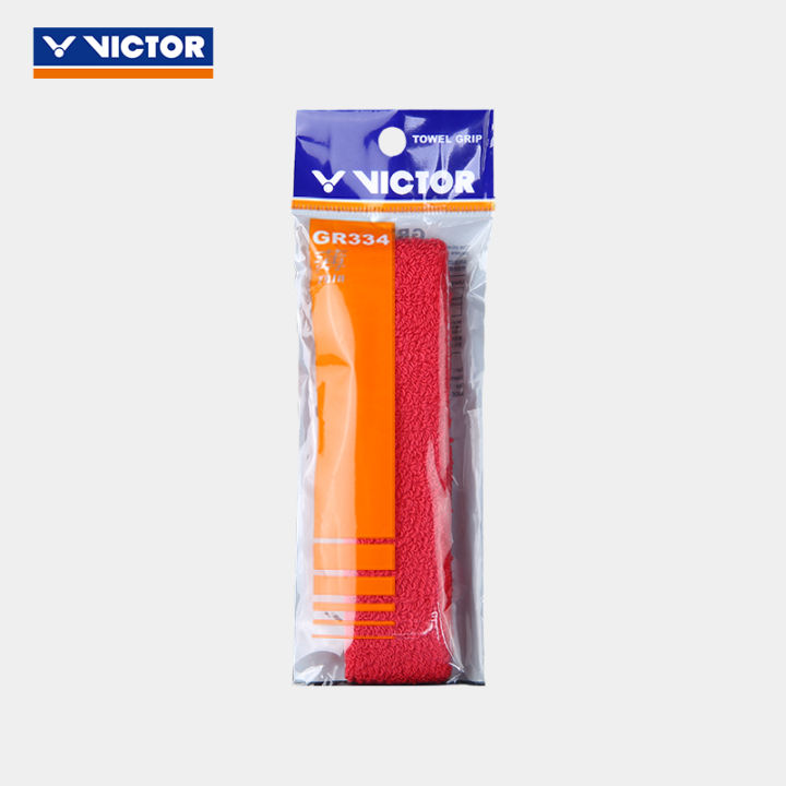 victor-victor-ยางมือแบดมินตันดูดซับเหงื่อกันลื่นผ้าขนหนูจับผ้ารุ่นบางกาวผ้าขนหนู-gr334
