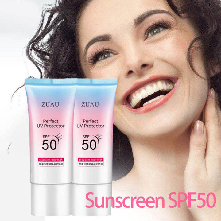 Effective Facial Sunscreen Cream SPF 50+ Whitening Lotion with SPF 50