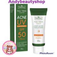 Exp 8/2025 Plantnery Tea Tree Sunscreen Acne Oil Control SPF 50 PA+++ 30 ml. กันแดดเนื้อเจลบางเบา เกลี่ยง่าย ซึมซาบไว KORIICO