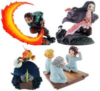 Demon Slayer Puchi Rama Series Joukei no Hako Part.1 (Set of 4) Kimetsu no Yaiba กาชาปอง Gashapon Gachapon ฟิกเกอร์แท้ โมเดล ดาบพิฆาตอสูร