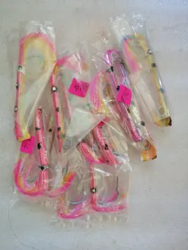 magicaldream 10Pcs Mixed Color Soft Luminous Octopus Squid Skirt Saltwater  Fishing Lure Set