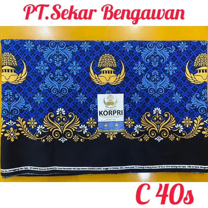 KAIN BATIK KORPR TERBARU I - BATIK PNS POTONGAN - BATIK ASLI REGISTER