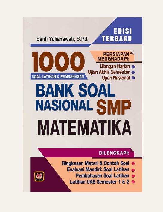 Buku Bank Soal Nasional Matematika SMP – 1000 Soal Dan Pembahasan ...