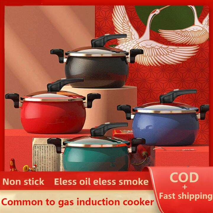 Micro pressure cooker Enamel soup pot pressure cooker non stick