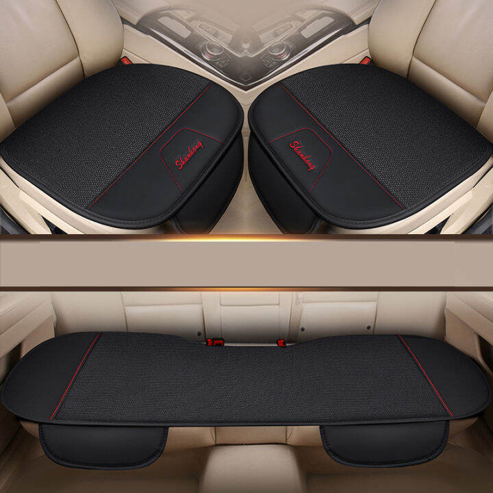 Automotive Car Seat Covers Set Leather Universal Cushion Protection
