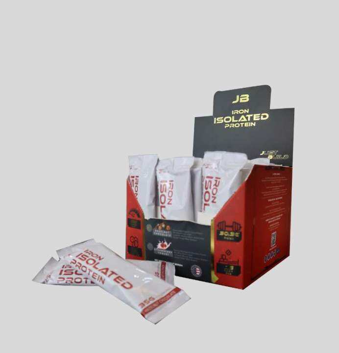 Just Build Iron Isolated Protein 30 sachets x 35g | Lazada