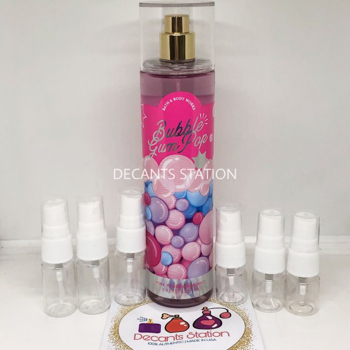 🇺🇸5ml Or 10ml Trial Size Bath And Body Works Bubblegum Pop Fine Fragrance Mist Lazada Ph 7290