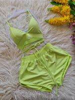 ชุดว่ายน้ำผู้หญิง womens swim wear set 2psc