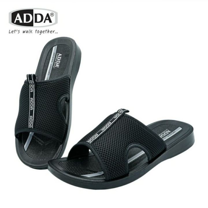 adda-รองเท้าแตะแบบสวม-รุ่น-7j05-m-สีดำ-ของแท้-100-พร้อมกล่อง-สินค้าพร้อมส่ง