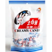 ลูกอมรสนม Creamy Candy ลูกอมตรากระต่ายขาว ลูกอมในตำนาน ห่อขนาด108กรัม ขนมนำเข้า