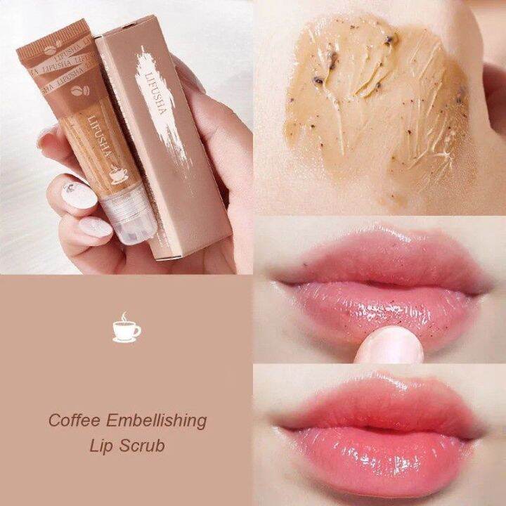 Lip Scrub Lip Sleeping Mask , Double Effect Lip Care with Hydrate