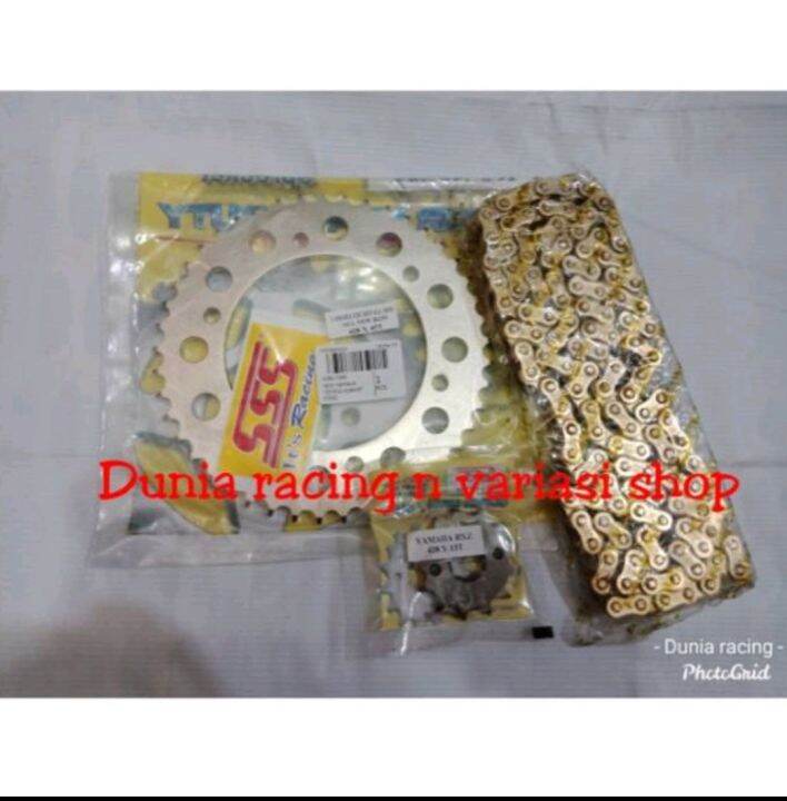 Gear Set Sss Gir Set Sss 428 Honda Crf 150 Rante 428h Full Gold Gir