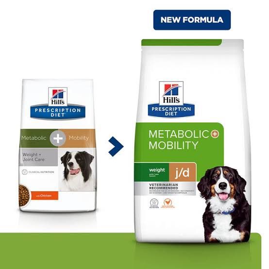(Exp.03/2024) Hills Metabolic+Mobility 3.85 kg. อาหารสุนัข ใช้สำหรับสุนัขดูแลน้ำหนัก และ ดูแลข้อต่อ