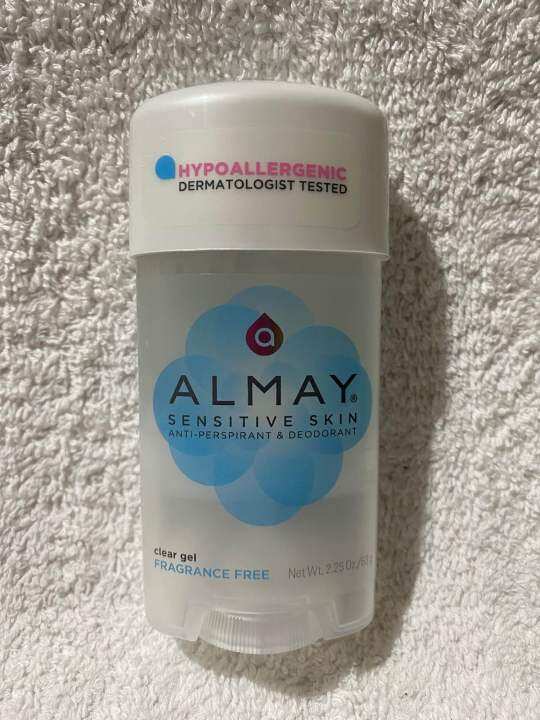 Almay Sensitive Skin Clear Gel AntiPerspirant & Deodorant, Fragrance Free, 2.25 Ounce Lazada PH