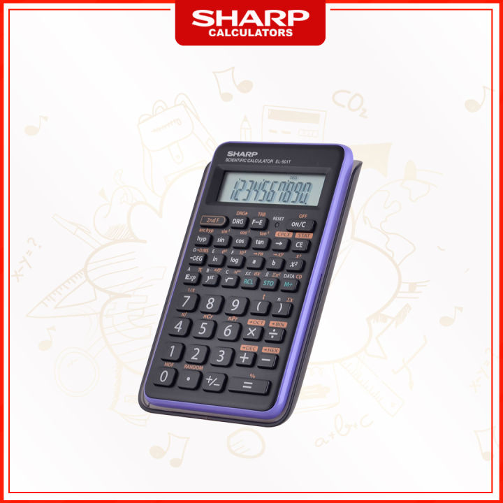 Sharp Scientific Calculator 146 Built-in Functions With Protective Case ...