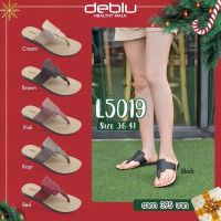 รองเท้าแตะ เพื่อสุขภาพ หญิง แบบหนีบ Deblu เดอบลู รุ่น L5019 นุ่มนิ่ม น้ำหนักเบา ของแท้ 100%