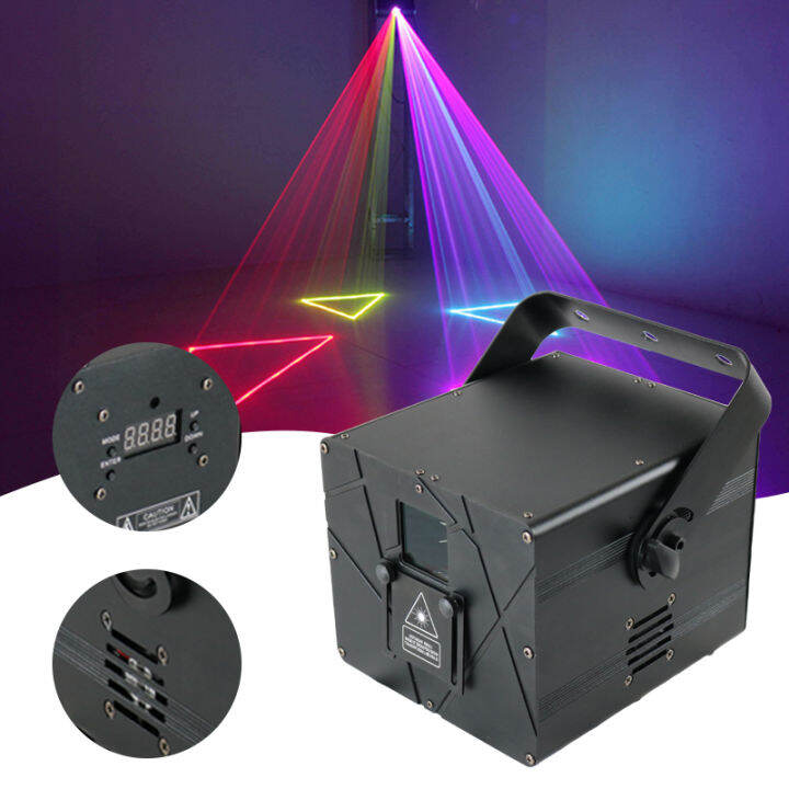 Stage Lights 3W Full Color Animation Laser Light Bar Quiet Bar Party