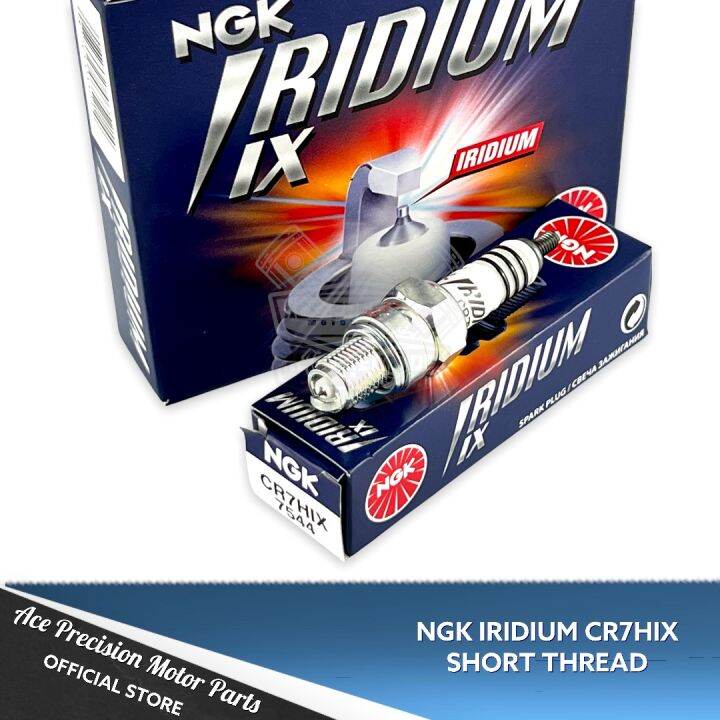 NGK Iridium Motorcycle Spark Plug CR7HIX (equi. C7HSA) Lazada PH