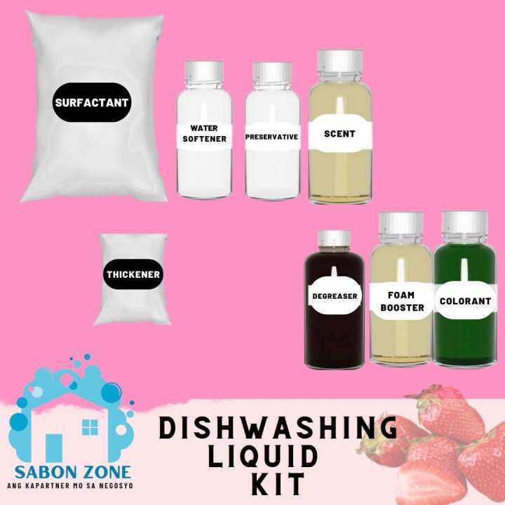DIY DISHWASHING LIQUID KIT 1617 LITERS YIELD Lazada PH