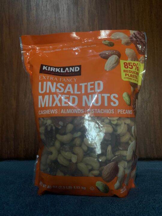 Kirkland Signature Extra Fancy Unsalted Mixed Nuts (Cashews/Almonds/Pistachios/Pecans) Lazada PH
