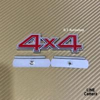 โลโก้* 4x4 ติดกระจังหน้า ใส่ได้ทุกรุ่น งานโลหะ  ขนาด* 3.5x11 cm