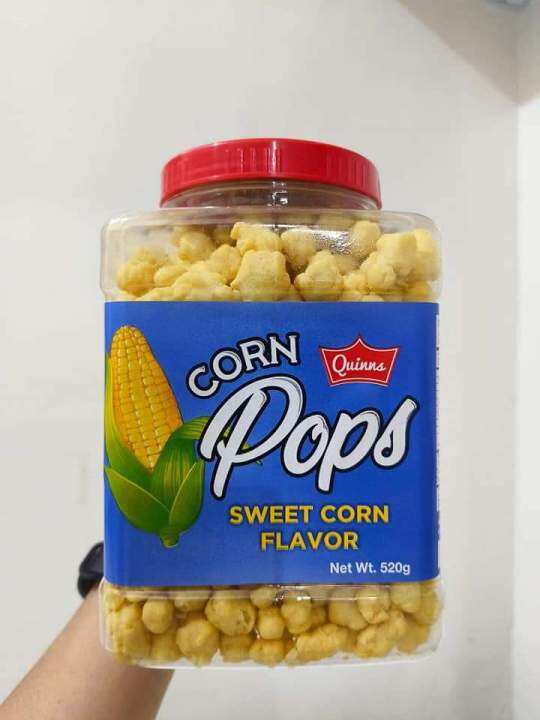 Quinn's corn pops sweet corn flavor 520 grams / pop corn sweet corn