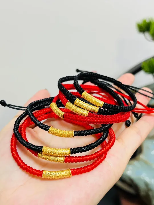 18k Baifu bracelet string adjustable | Lazada PH