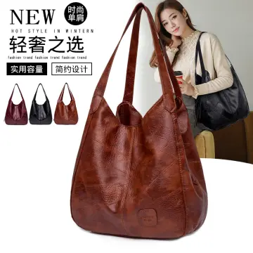 2023 South Korea Ins New Basket Bag Handbag Simple Fashion Soft Leather  Feeling Crossbody Bucket Bag Female - China Bag and PU Lady Bags price