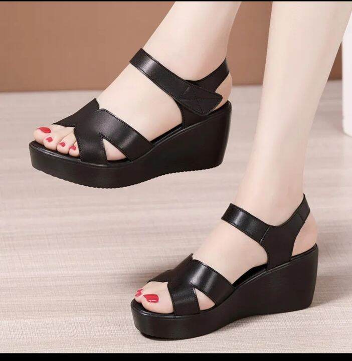 Lazada on sale wedges wanita