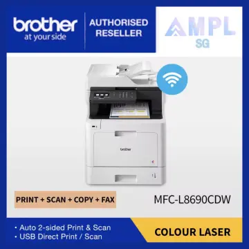 brother mfc-l8690cdw imprimante laser couleur 2400 x 600 dpi a4 wifi - imprimante  laser multifonction couleur