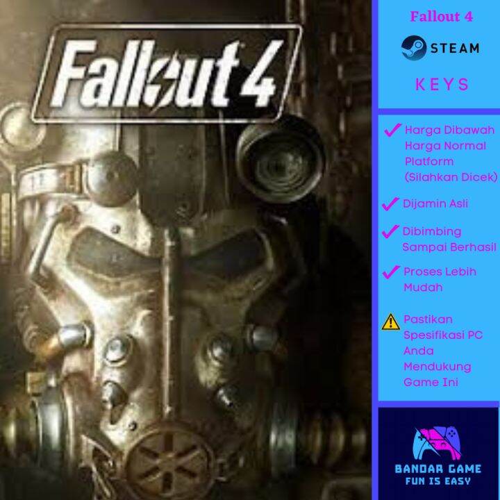Fallout 4 (2015) PC Original Steam Gift Card Lazada Indonesia