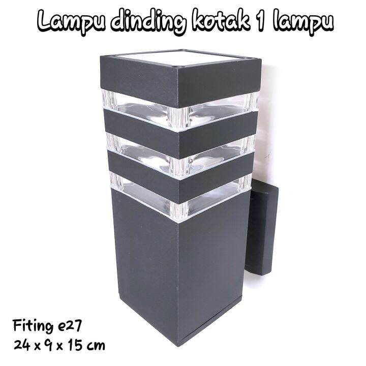 Lampu Dinding Minimalis Kotak Lampu Hias Outdoor | Lazada Indonesia