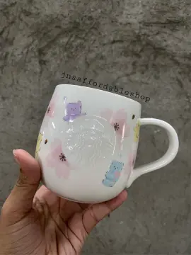 Starbucks Philippines Gold and Pink Happy Hearts Mug – MERMAIDS