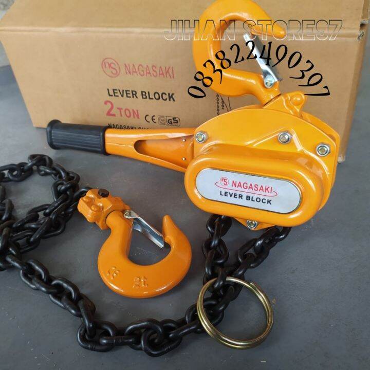 NAGASAKI Lever Block 2 Ton x 1.5 Meter Lever Block Manual/Takel Manual