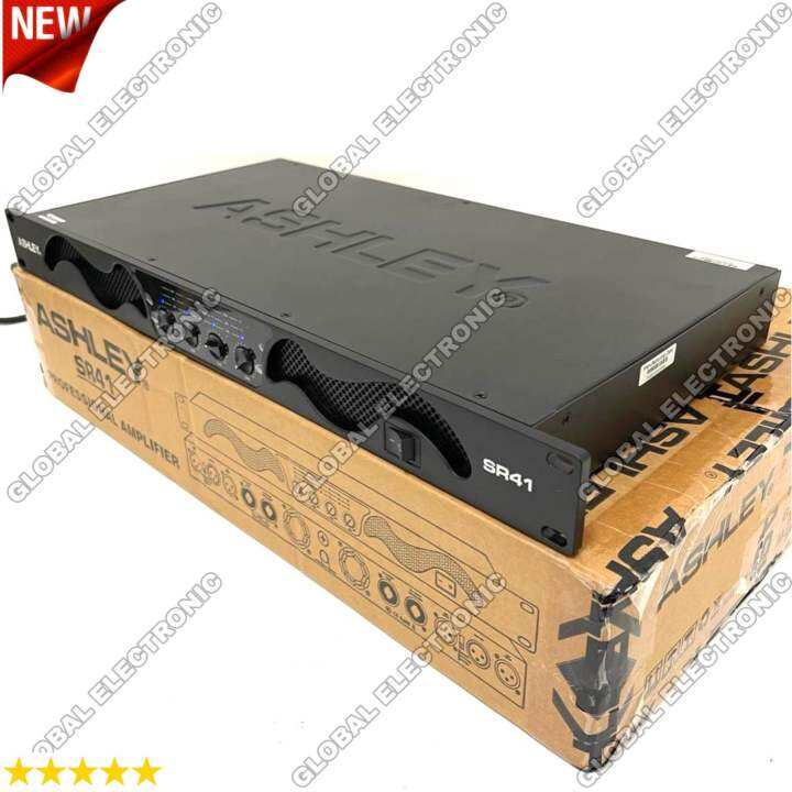 POWER AMPLIFIER ASHLEY SR 41 CLASS D 1000 WATT X2 GARANSI RESMI ASHLEY