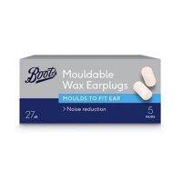 (แพ็คเกจใหม่) ที่อุดหู  Boots muffle wax ที่อุดหูกันเสียง รบกวน ที่อุดหูเวลานอน earplugs ของแท้ 100%  พร้อมส่ง!