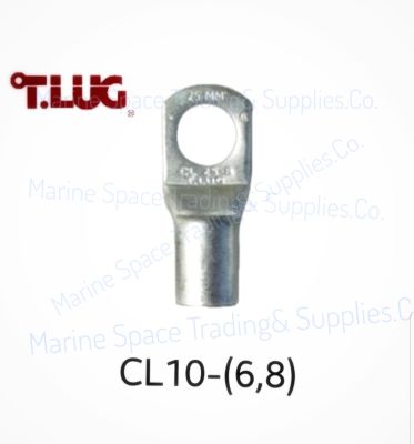 หางปลาทองแดงรุ่นหนา ทรงยุโรปCable TLugs CL Type รุ่น CL10-(6,8)TLug