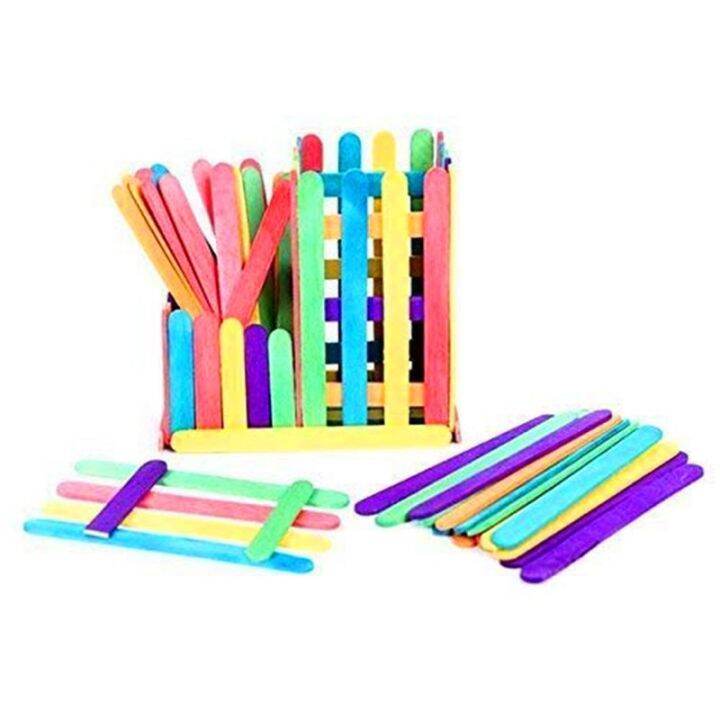 50pcs-colored-wood-craft-popsicle-sticks-for-diy-art-crafts-kids-hand-crafts-diy-making-funnycreative-handicraft