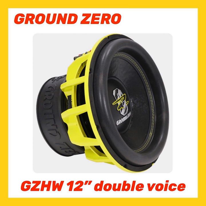 ground-zero-gzhw-ขนาด-12-ลำโพงรถยนต์-ซับวูฟเฟอร์-12-นิ้ว-สินค้าใหม่