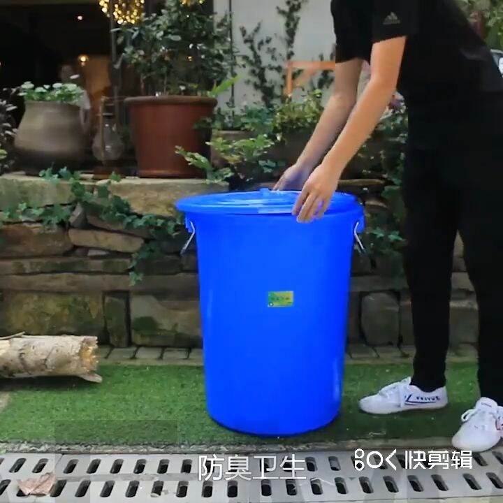 Food grade water storage bucket Large commercial kitchen dustbin with