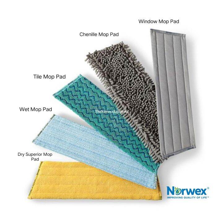 Norwex Mop Pads (Large/Small) ::Original:: | Lazada