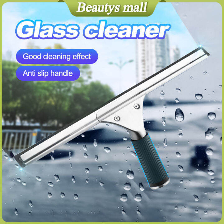 Stainless Steel Window Glass Cleaner Wiper Water Scraper Squeegee For ...