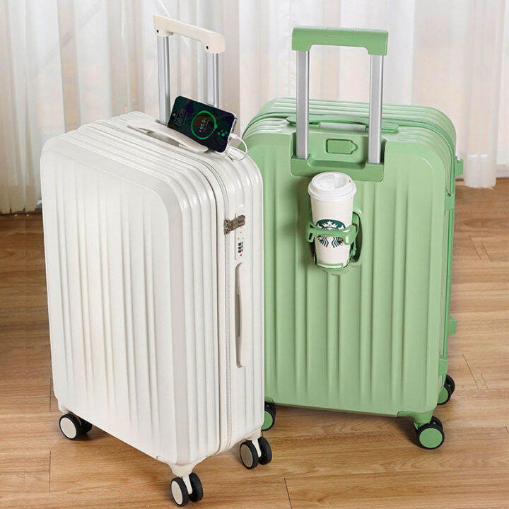 New 20"24"26"28 Inch Women's Multi functional Large Travel Suitcase