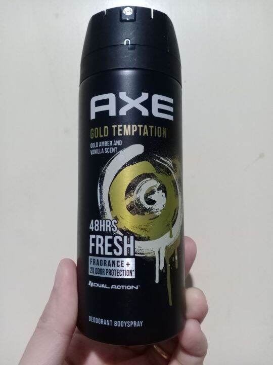 axe gold temptation deodorant body spray 135ml. | Lazada PH