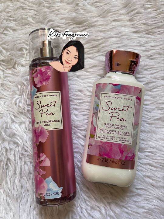 Bath & Body Works Sweet Pea Fragrance Mist| Lotion | Lazada PH