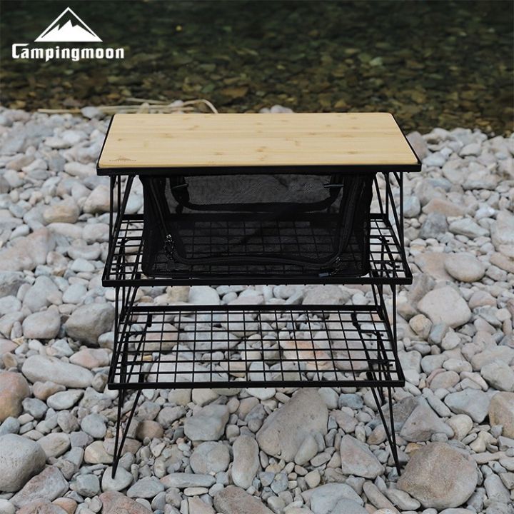 กระเป๋าเก็บอุปกรณ์-campingmoon-t-2303-bg-1235-ใช้คู่กับ-rack-table-เก็บของได้เยอะ
