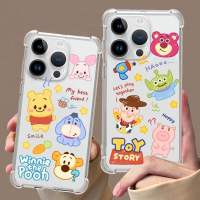 เคสโทรศัพท์มือถือซิ ลิโคนนิ่ม แบบใส ไอโฟน 15 15Pro 15ProMax  กันกระแทก ลายการ์ตู สําหรับไอโฟน 14 14ProMax 13 13ProMax 12 12ProMax 11 Pro max X XS MAX XR 6 7 7Plus 8plus