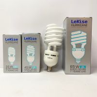 Lekise Hurricane หลอดฟลูออเรสเซนส์ Fluorescent Light 35W 45W 65W แสงสีขาว Daylight หลอดตะเกียบ หลอดเกลียว ขั้ว E27