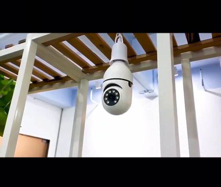 CCTV Bulb Camera 360 Rotation CCTV Camera Connect Cellphone Outdoor ...